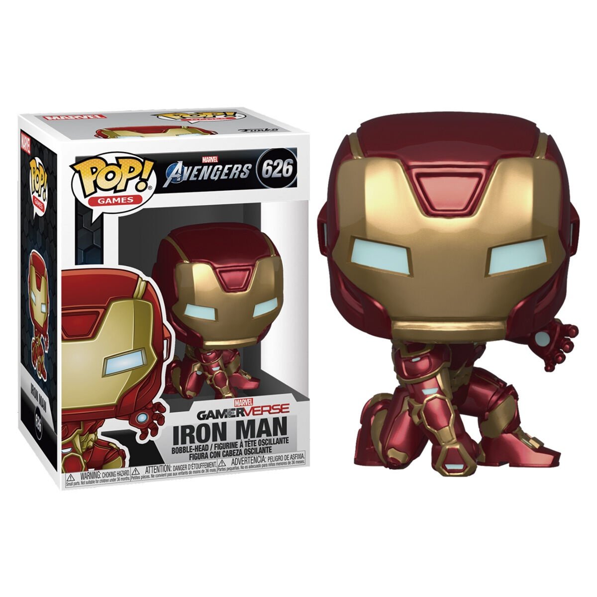 POP Figur Marvel Avengers Spil Iron Man Stark Tech Suit