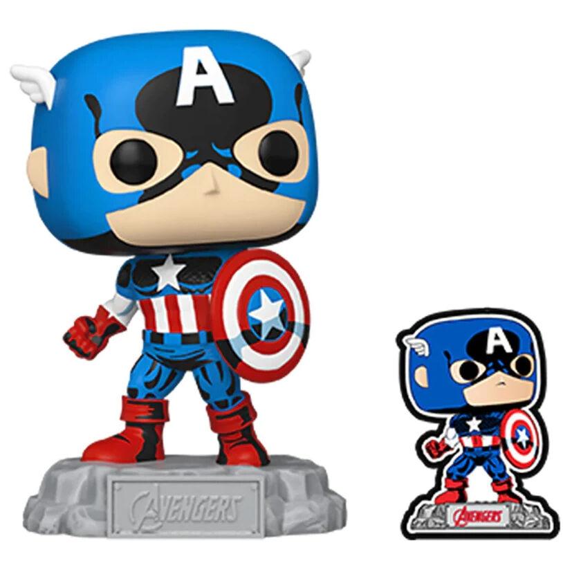 POP-figur Marvel Los Vengadores Avengers Captain America Exklusiv