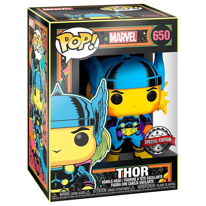 POP-figur Marvel Thor Black Light Eksklusiv