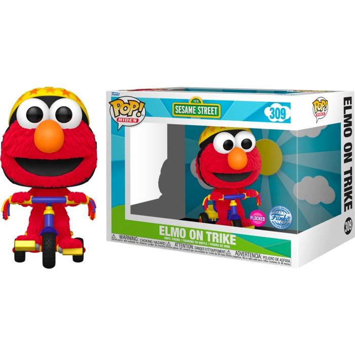 POP figur Rider Sesame Street Elmo på trike Exklusiv