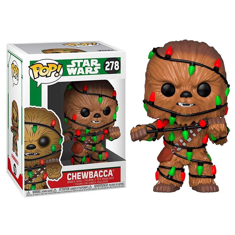 POP figur Star Wars Holiday Chewie med lys