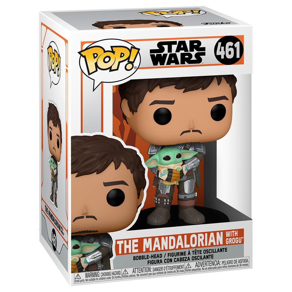 POP figur Star Wars Mandalorian Mando Holding Child