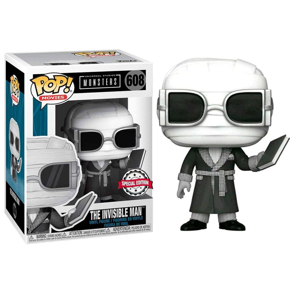 POP figur Universal Monsters The Invisible Man Sort og hvid Eksklusiv