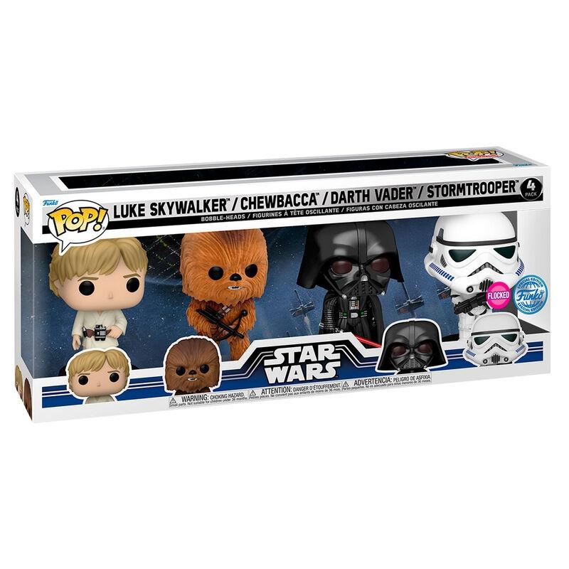 POP-pakke med 4 figurer Eksklusiv Star Wars New Classics