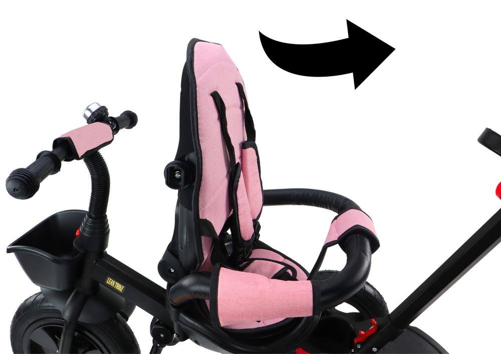 PRO550 Pink Trehjulet cykel: Multifunktionel, sikker og justerbar