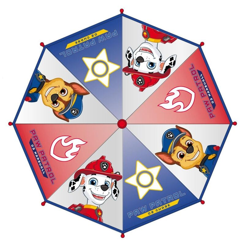 Paw Patrol Bubble Paraply för barn, manuellt öppet, 30-tums