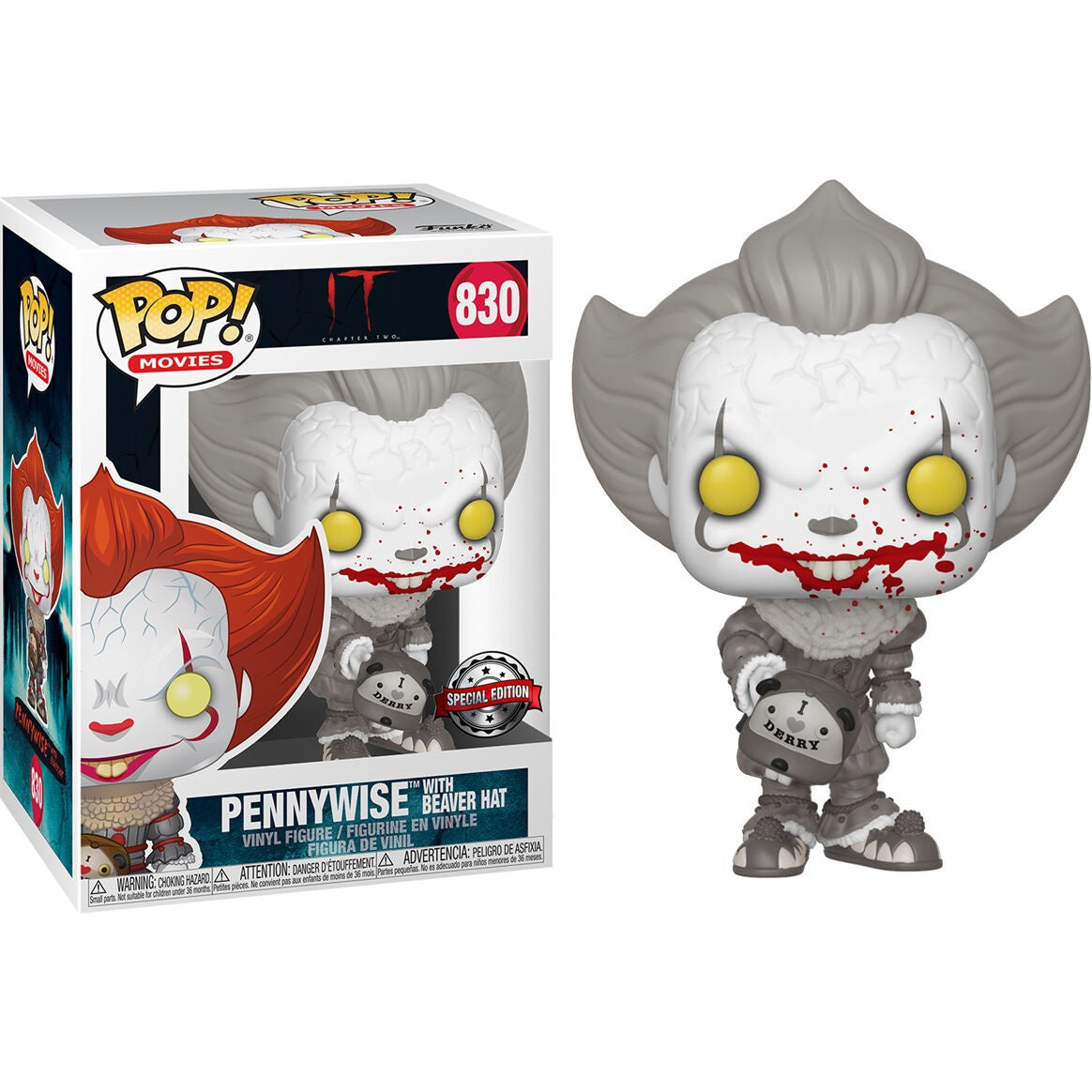 Pennywise Exklusiv 2-tums popfigur för samlare