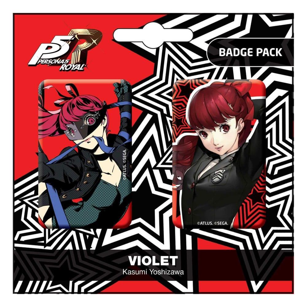 Persona 5 Royal Pin Badges 2-Pack Violet / Kasumi Yoshizawa