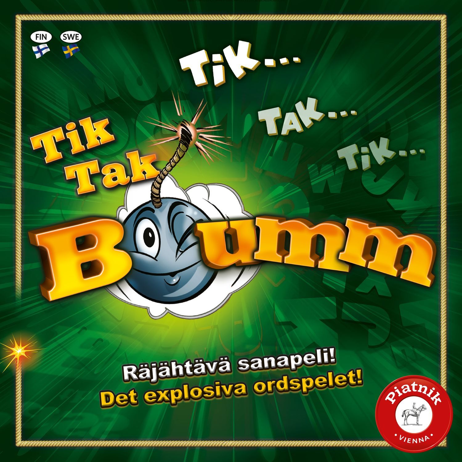 Piatnik brætspil Tik Tak Bumm (på finsk og svensk)