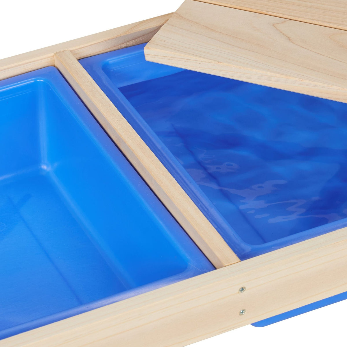Picknickbänk för barn med vatten- och sandlekbord