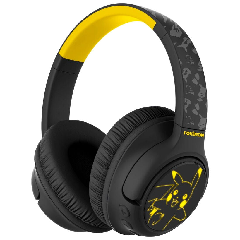 Pikachu trådlösa LED-hörlurar för spel och musik