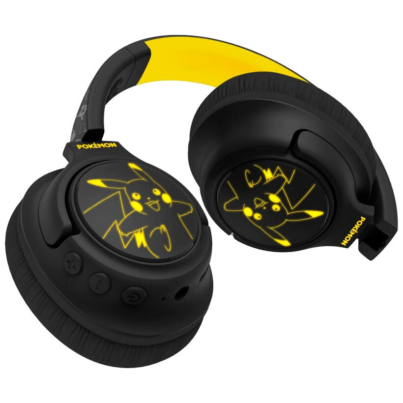 Pikachu trådlösa LED-hörlurar för spel och musik