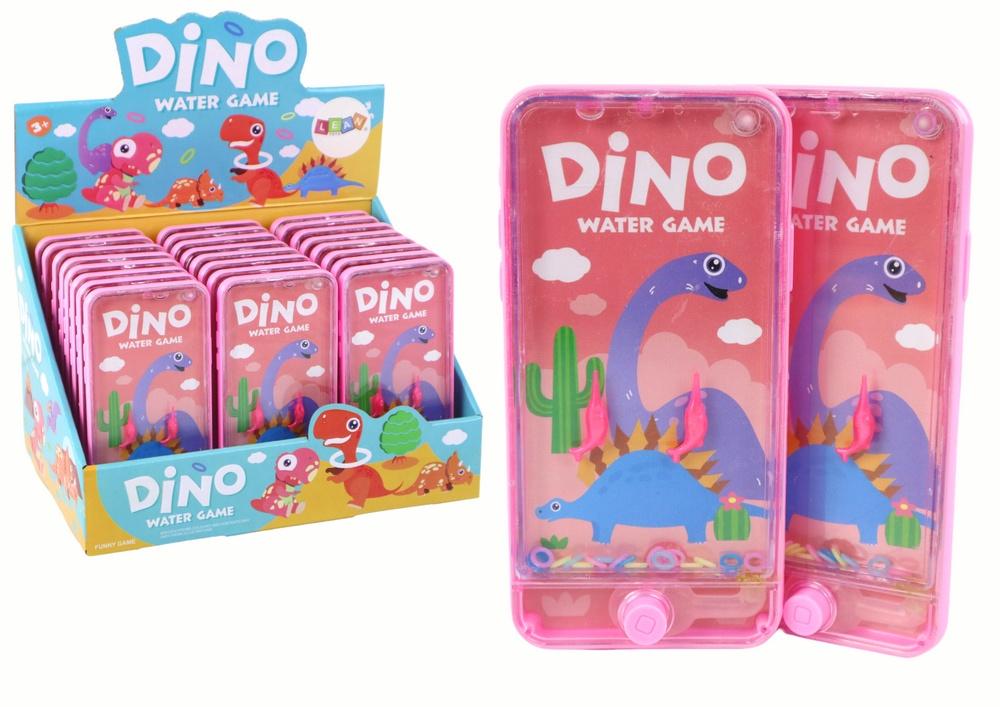 Pink Dinosaur Water Arcade Game Phone Console til børn