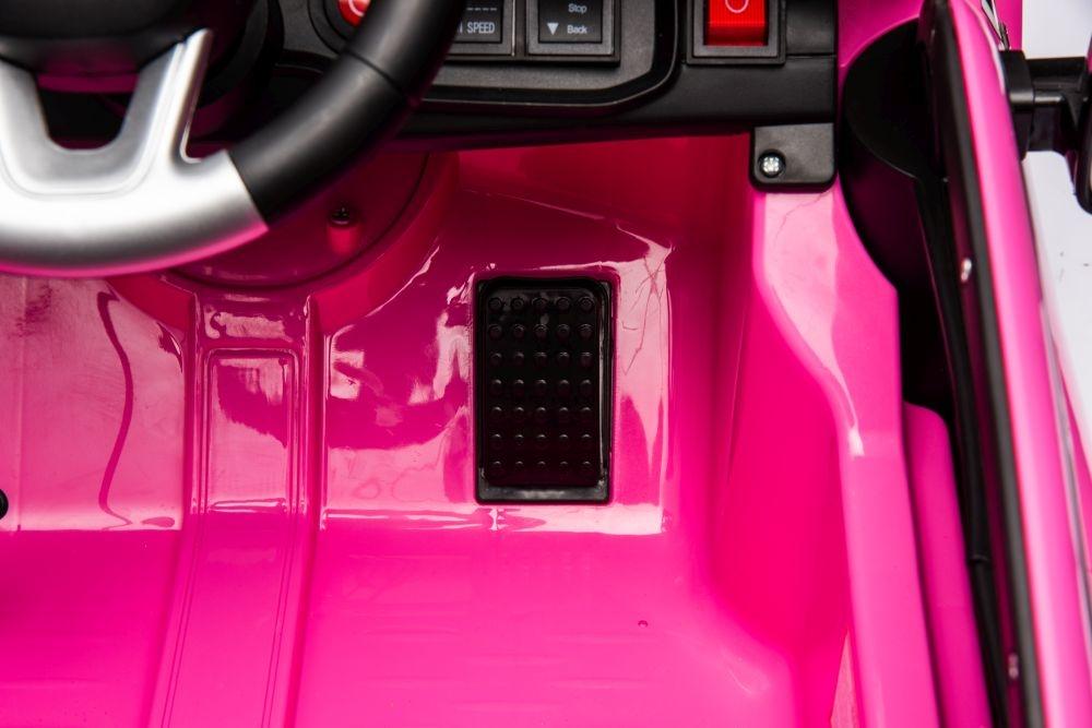 Pink Dodge Charger Police Batteribil - 107,5cm x 56,5cm