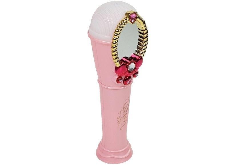 Pink Magic Mirror Mic med USB-lys og lydeffekter