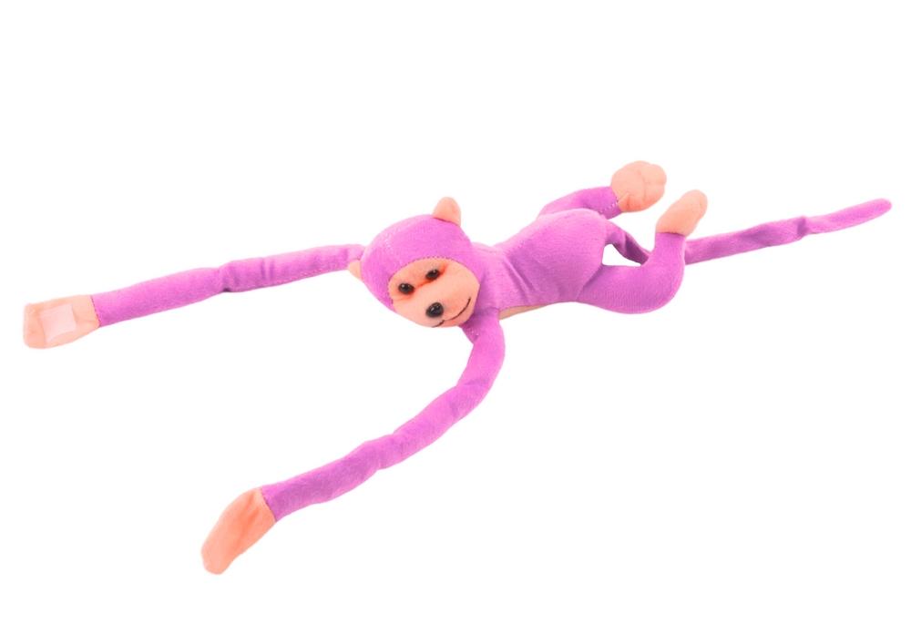 Pink Plys Monkey Mascot med lyd, 60 cm - Kram &amp; Leg!