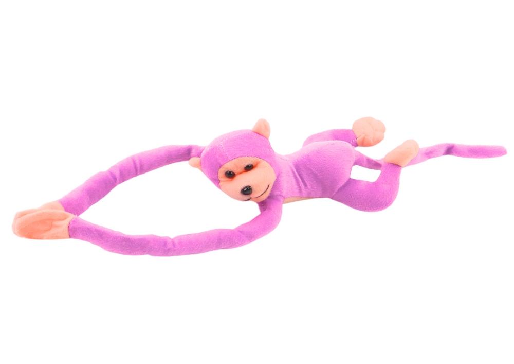 Pink Plys Monkey Mascot med lyd, 60 cm - Kram &amp; Leg!