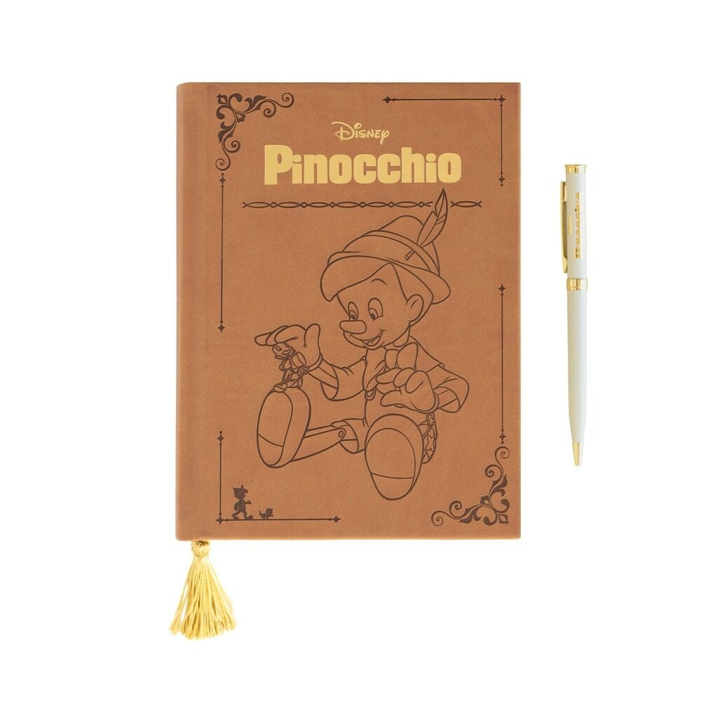 Pinocchio A5 anteckningsbok och pennset för barn och samlare