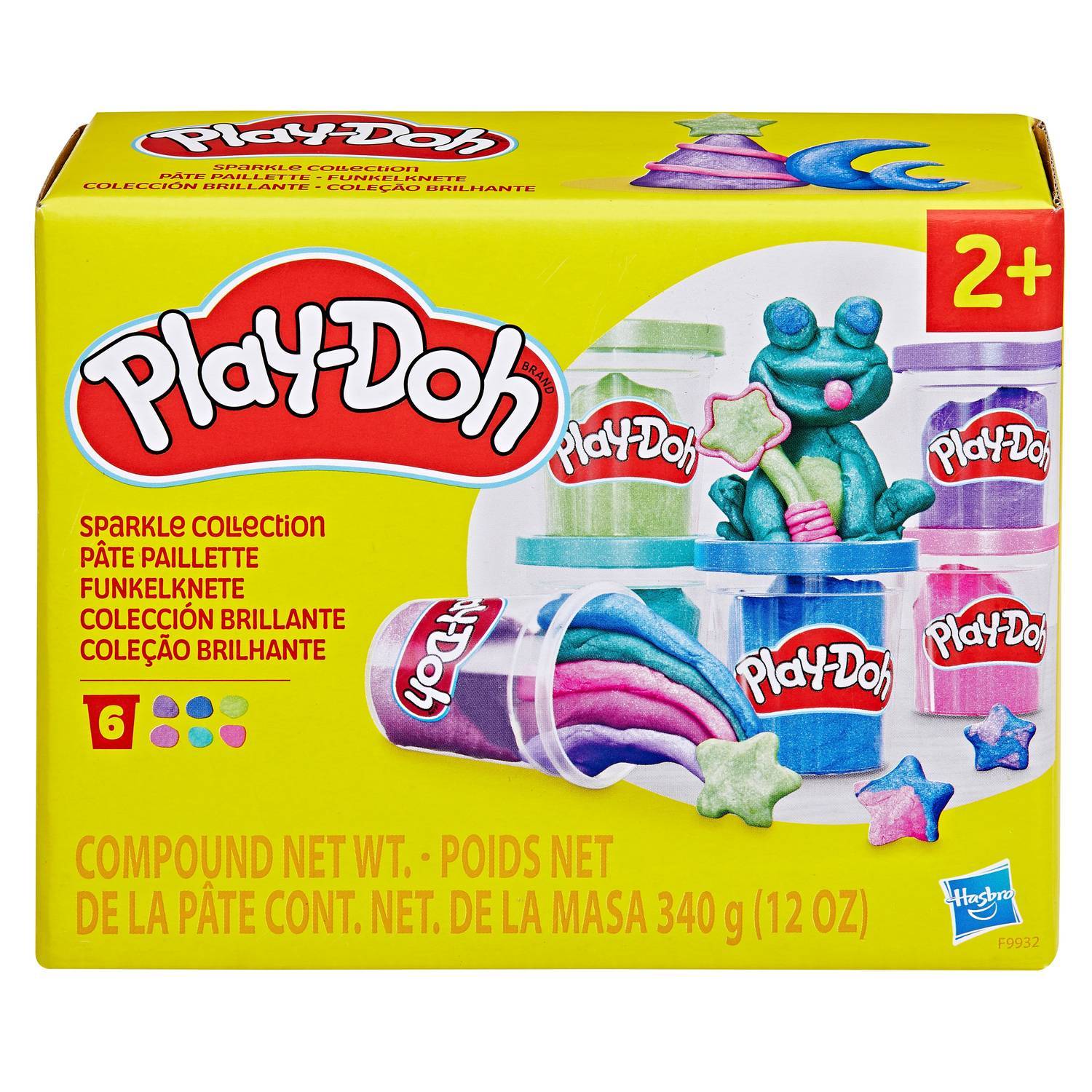 Play-Doh Compound Sparkle Collection 6 stk