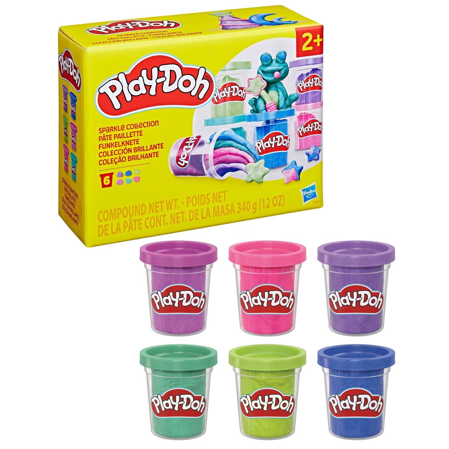 Play-Doh Compound Sparkle Collection 6 stk