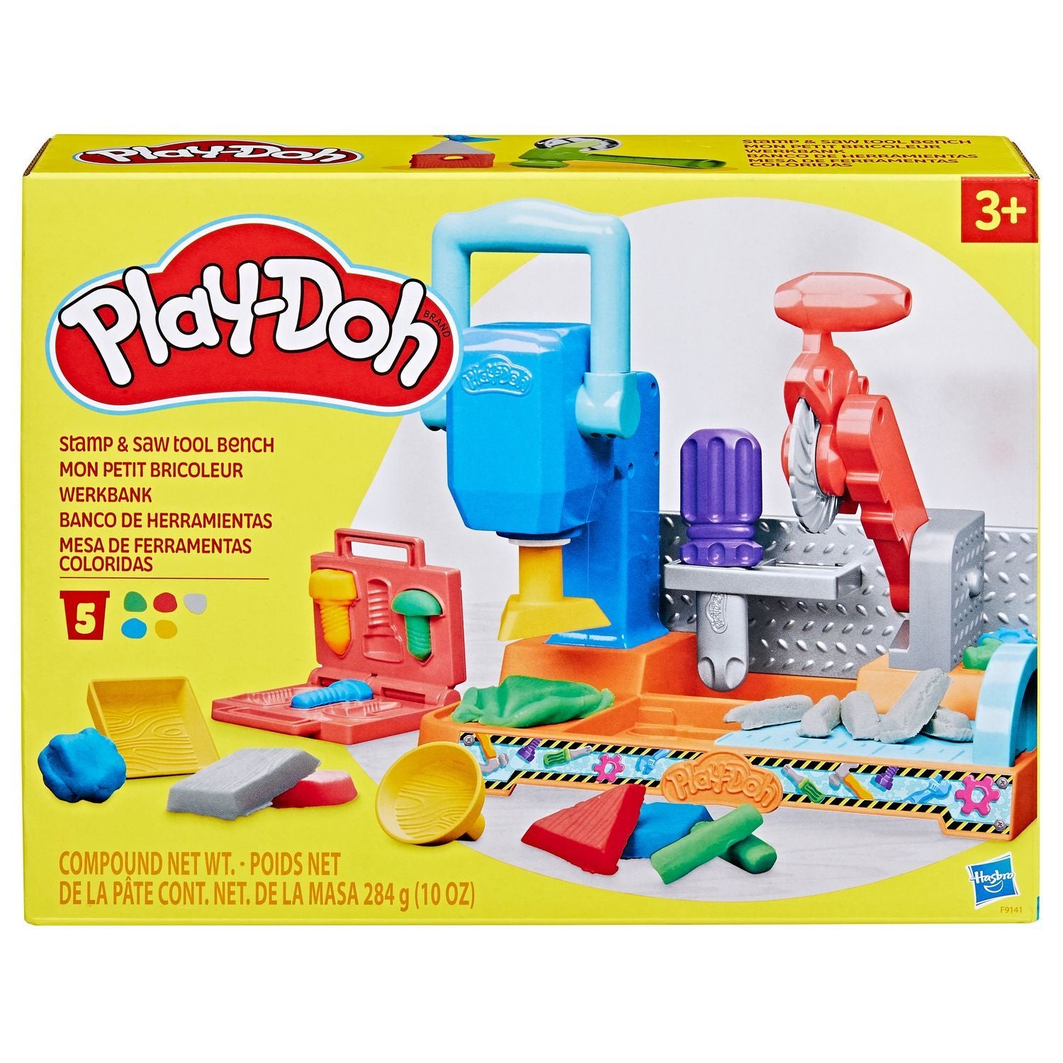 Play-Doh Playset Stamp N Saw Tool Bänk