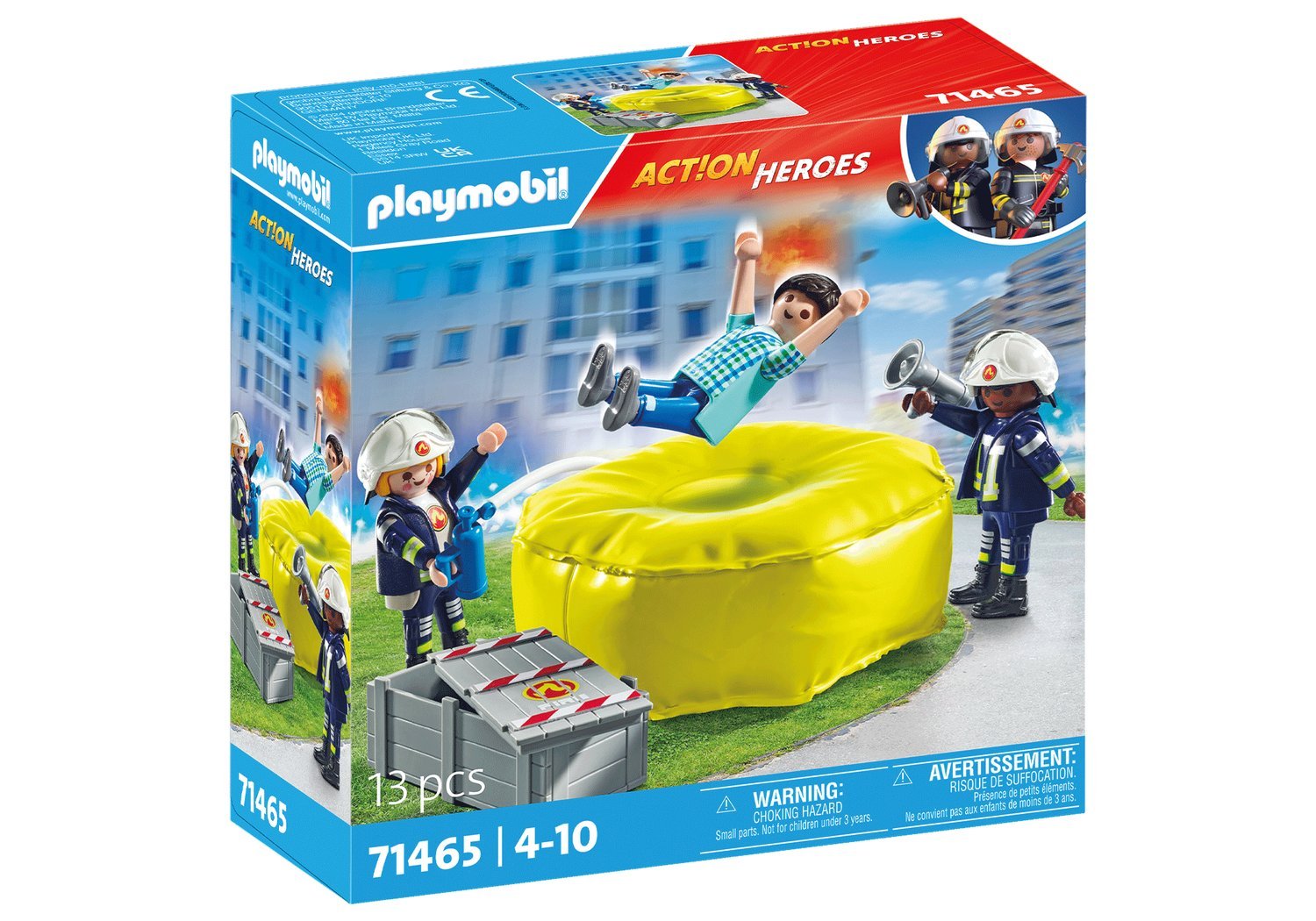 Playmobil Action Heroes Brandman med luftkudde 71465