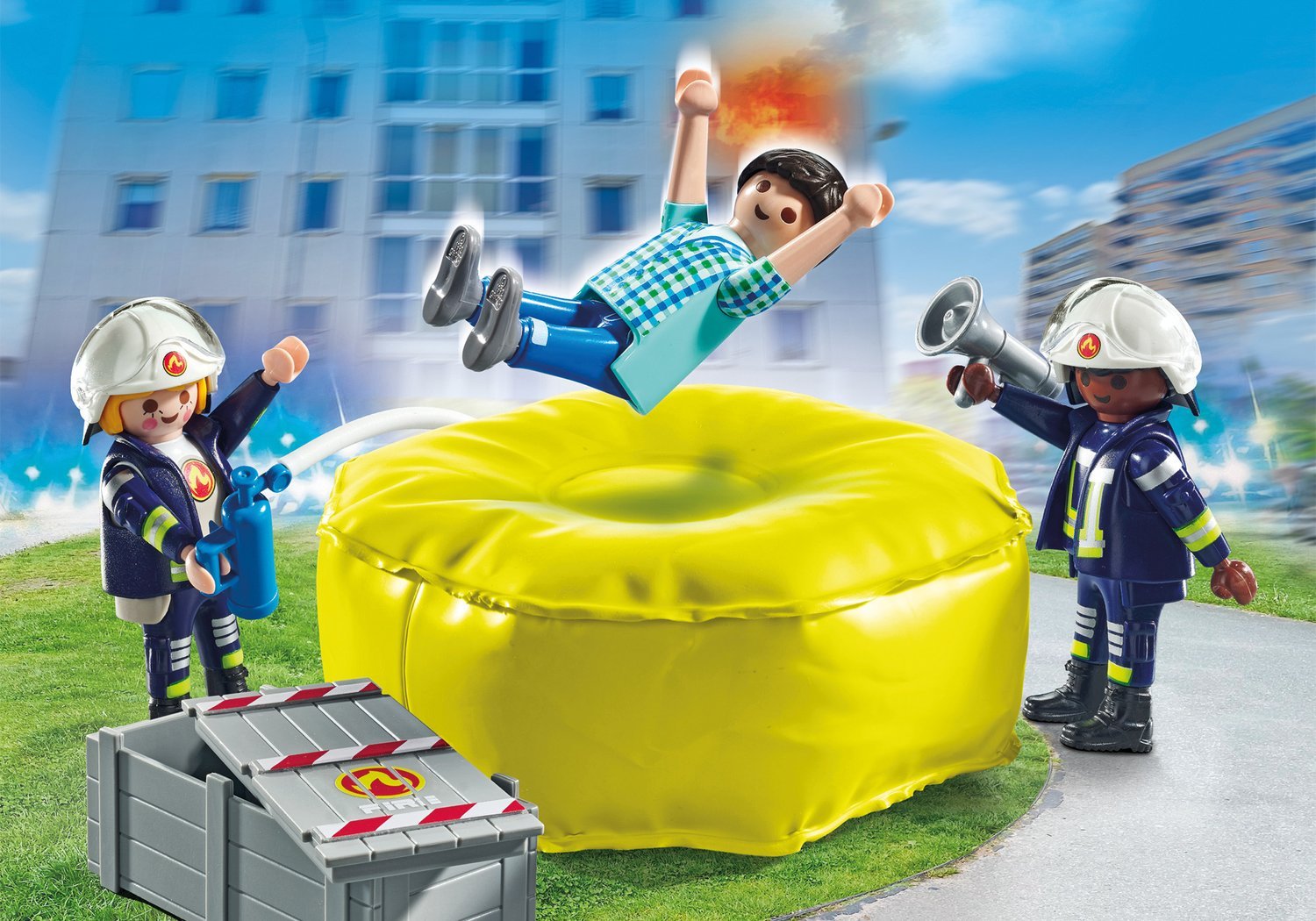 Playmobil Action Heroes Brandman med luftkudde 71465