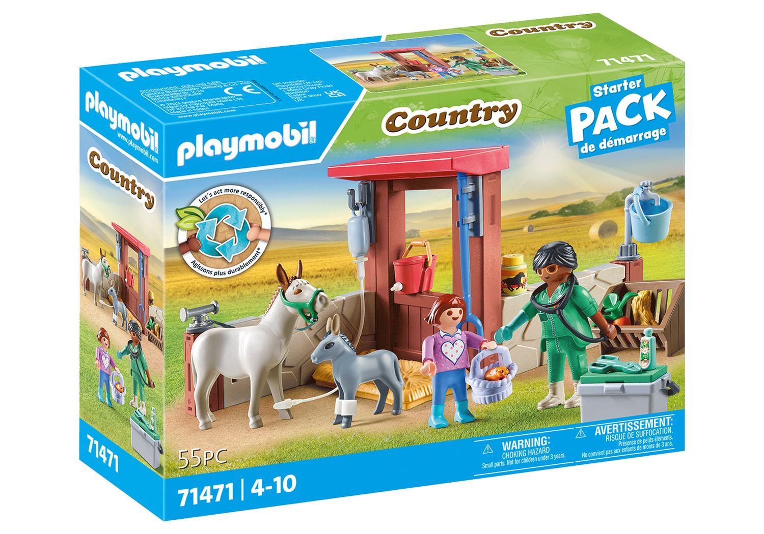 Playmobil Country Farmyard Vet 71471