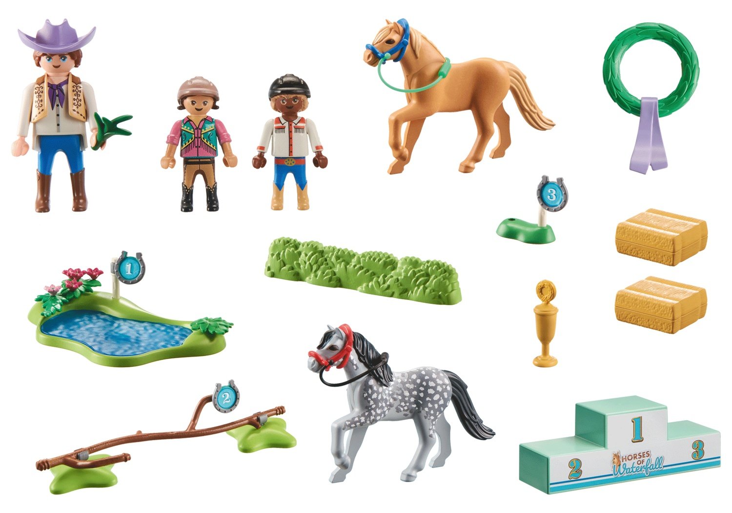 Playmobil Horses Of Waterfall Pony Tournament 71495