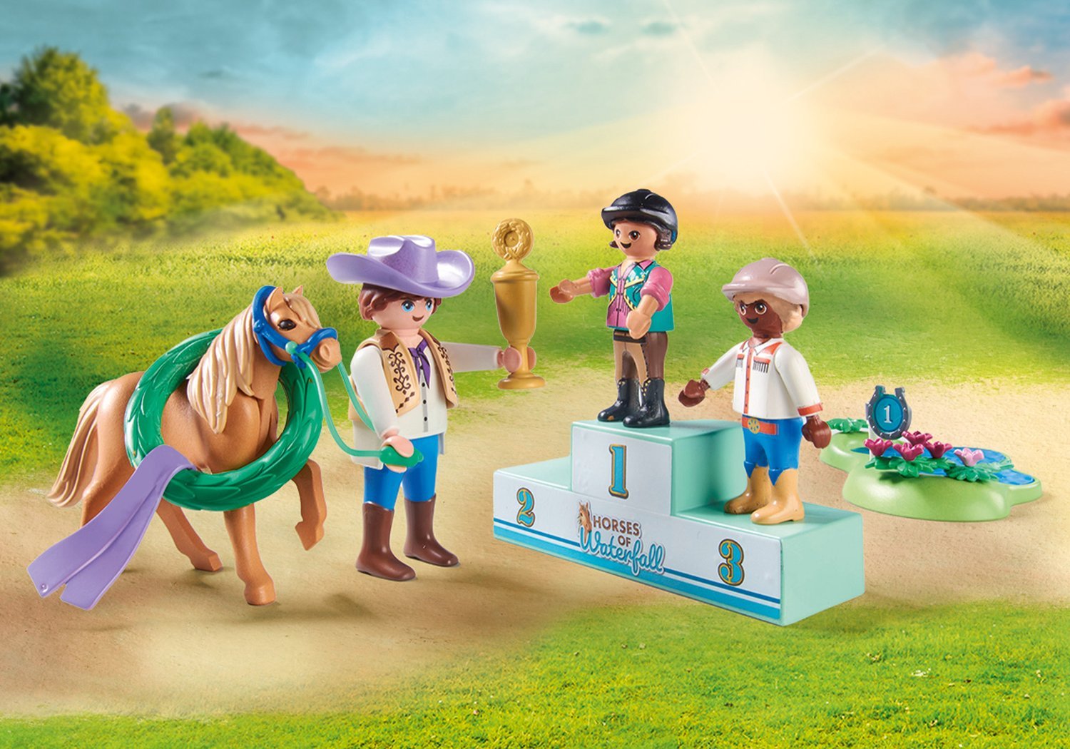 Playmobil Horses Of Waterfall Pony Tournament 71495