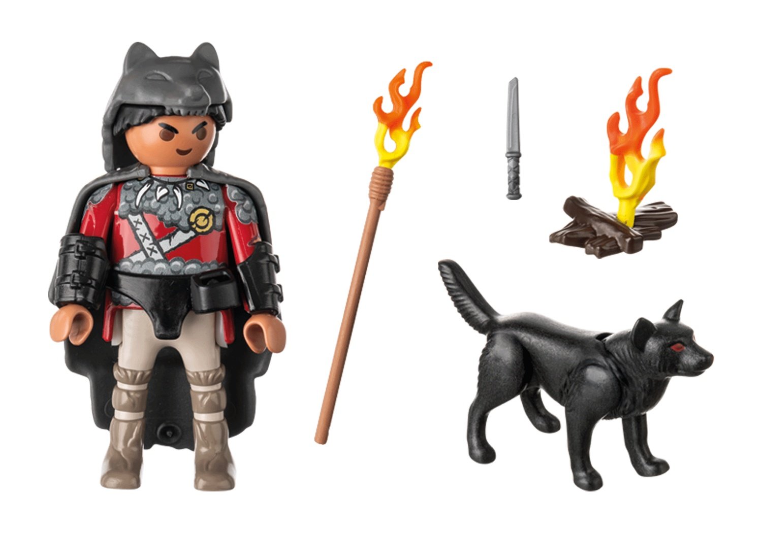 Playmobil Special Plus Warrior With Wolf 71482