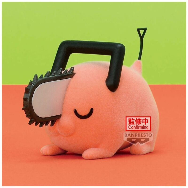 Pochita II fluffig puffig figur, 7 cm samlarleksak