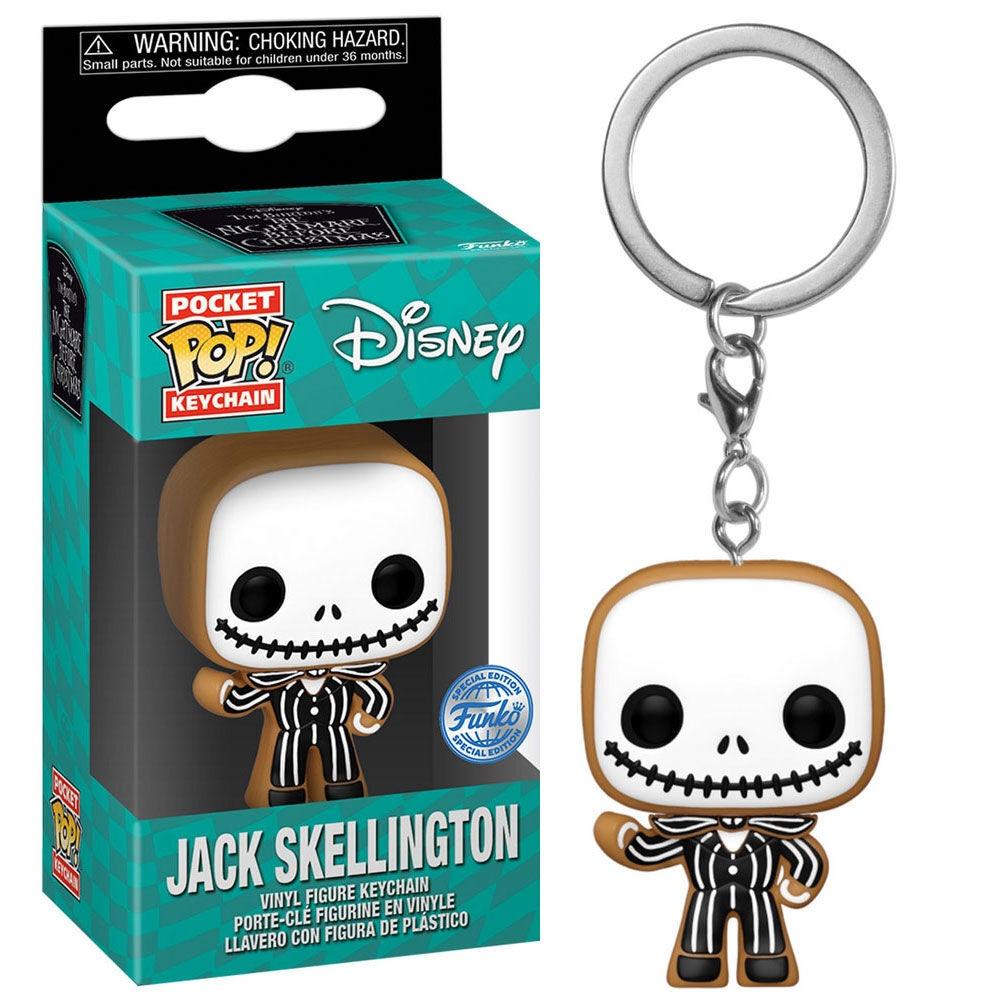 Pocket POP nøglering Disney Nightmare Before Christmas Jack Skellington Gingerbread Eksklusiv