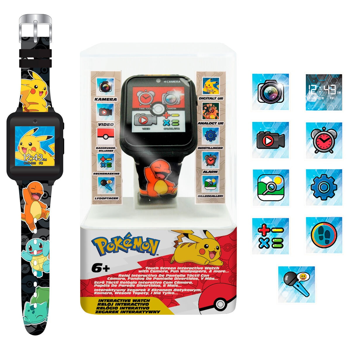Pokemon Smart Watch med Fitness Tracker och aviseringar