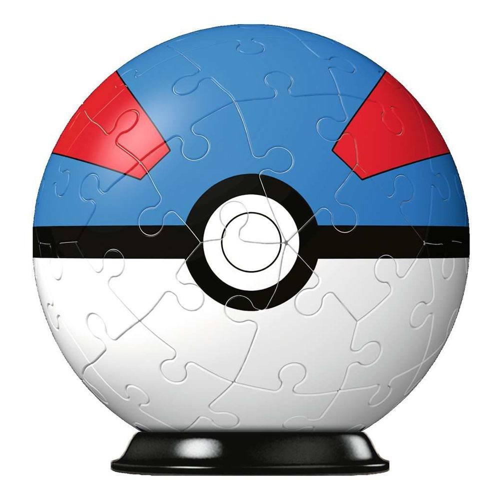 Pokémon 3D Puzzle Pokéballs: Great Ball (55 stykker)