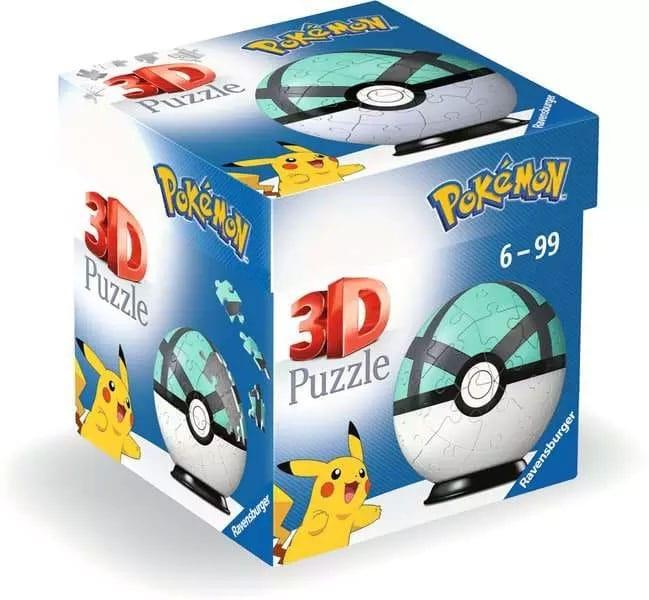 Pokémon 3D Puzzle Pokéballs: Net Ball (55 stykker)