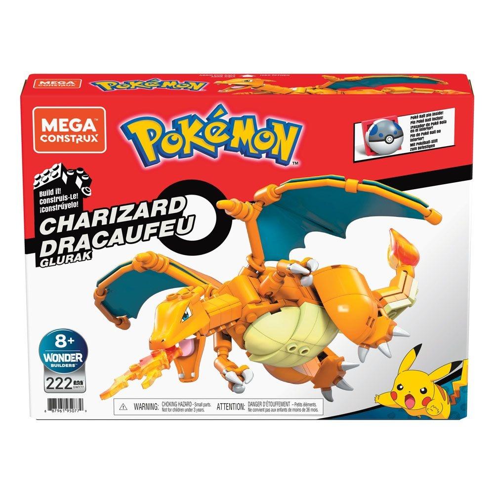 Pokémon Mega Construx Wonder Builders Byggesæt Charizard 10 cm