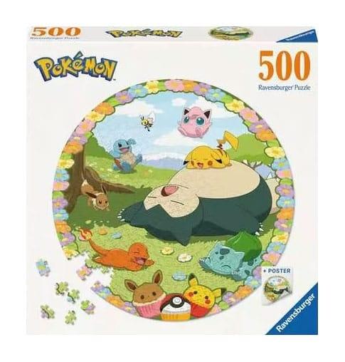 Pokémon Round Puzzle Flowery Pokémon (500 bitar)