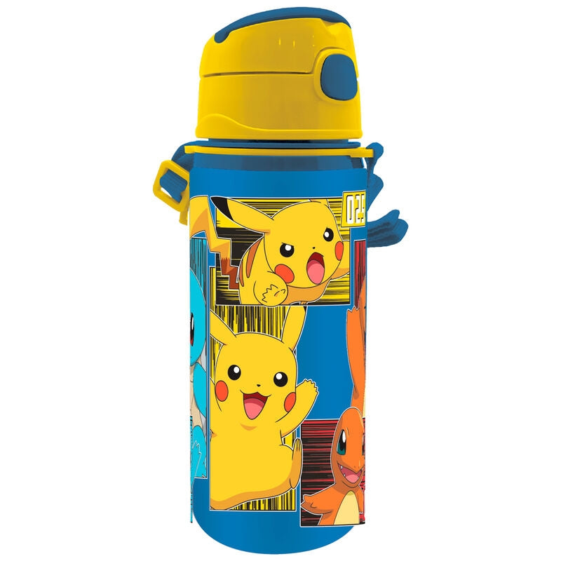 Pokémon vattenflaska i aluminium 600 ml, hållbar och lätt