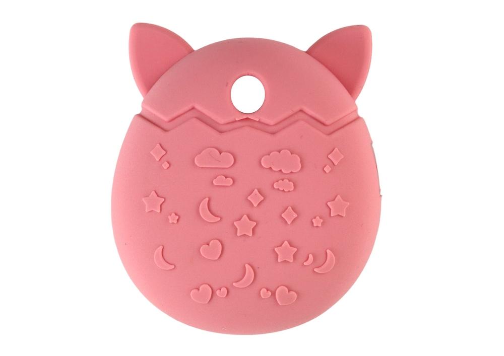 Powder Pink Cat silikonfodral för Tamagotchi och småsaker