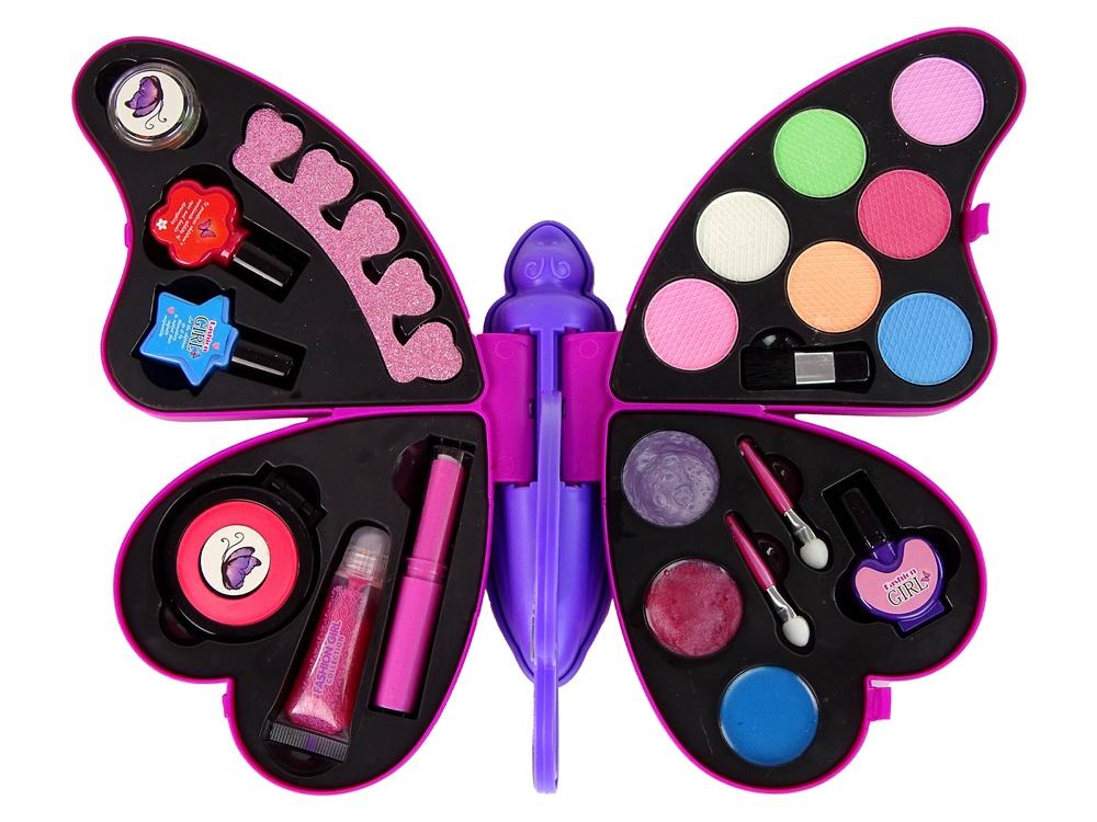 Purple Butterfly MakeUp Set: Sikker, sjov, kreativ leg!