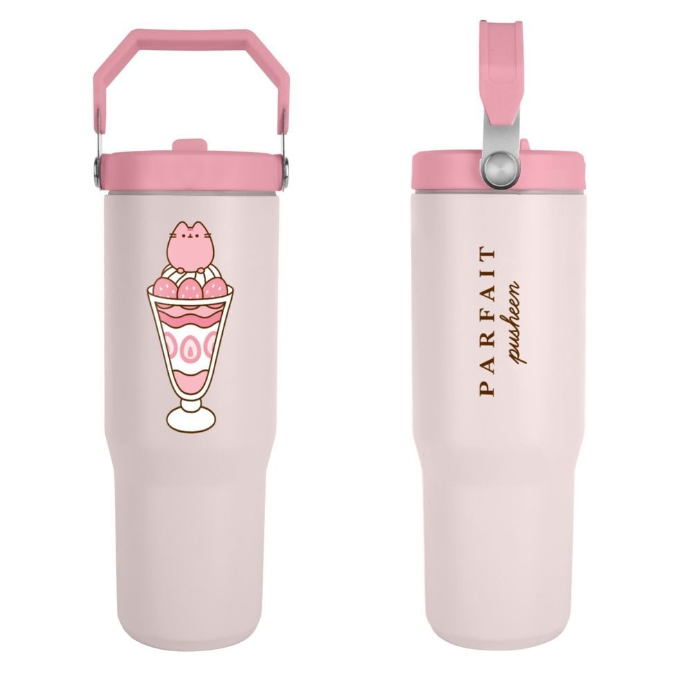 Pusheen 880 ml termostumlare för varma och kalla drycker
