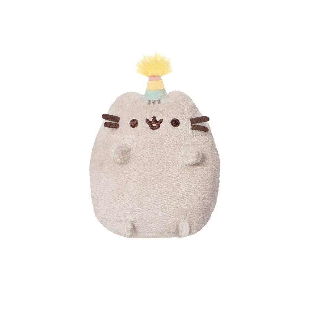 Pusheen Mjukleksak Sittande Pusheen Med Festhatt, 10 Cm