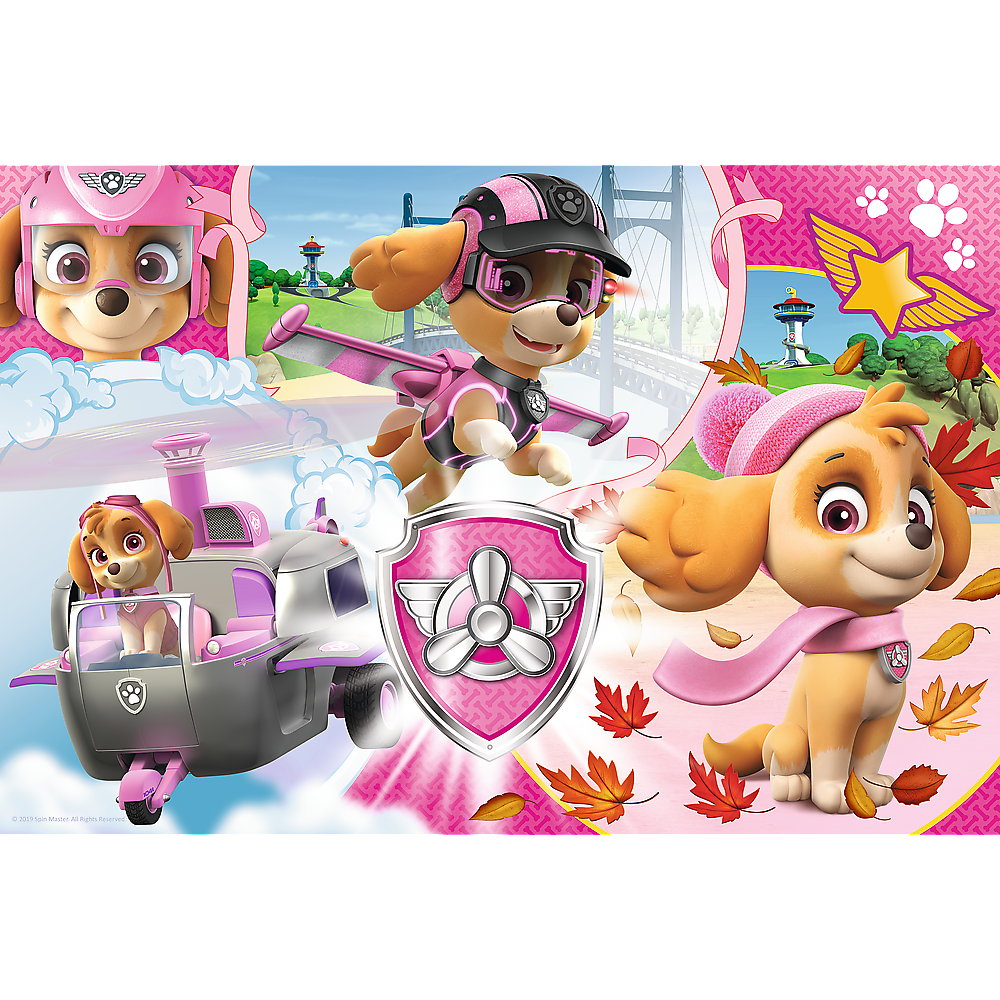 Pussel - 100 bitar - Skye in Action - Paw Patrol