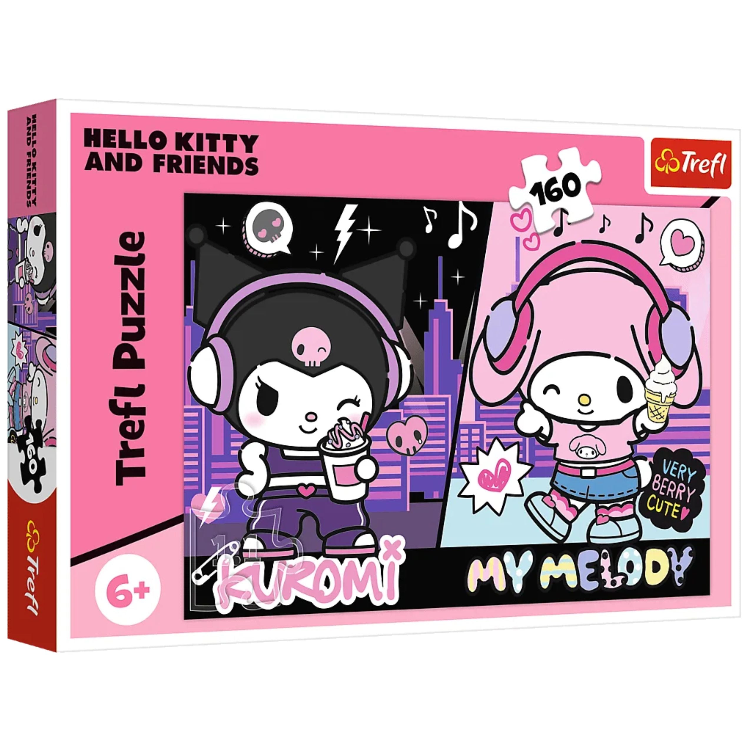 Pussel 160 bitar – Kuromi & Hello Kitty-tema