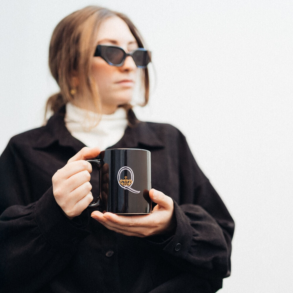 Queen Mug 350ml - Keramisk kaffekopp för te och varma drycker