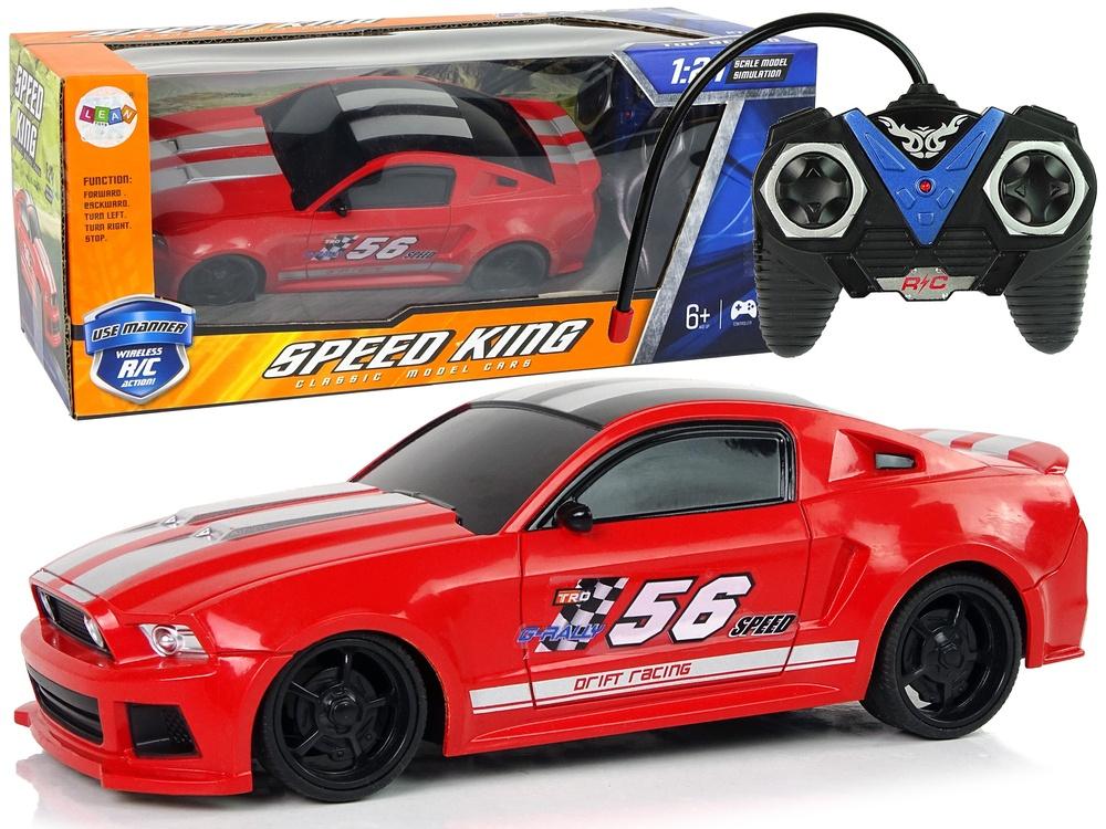 R/C Sports Car 1:24 Racing Röda Tonade fönster