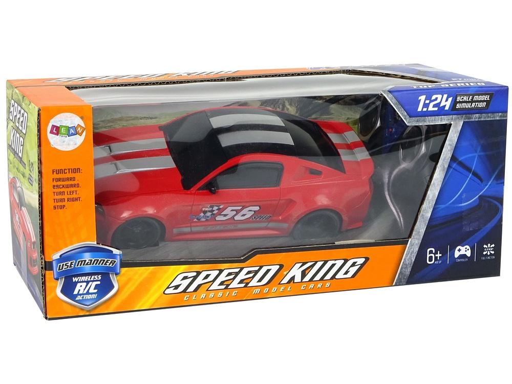 R/C Sports Car 1:24 Racing Röda Tonade fönster