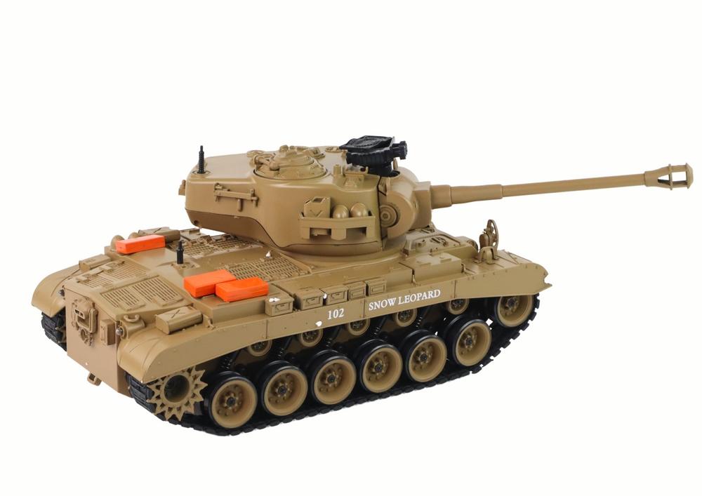 RC Tank 1:18 Skala: Kanon, Rök, Ljud, Ljus