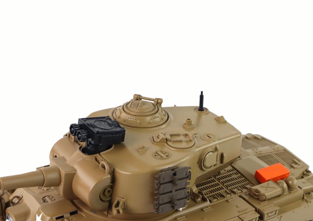 RC Tank 1:18 Skala: Kanon, Rök, Ljud, Ljus